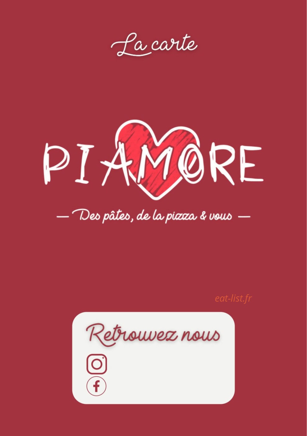 Piamore — carte page 1