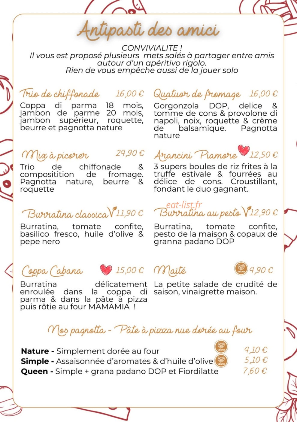 Piamore — carte page 8