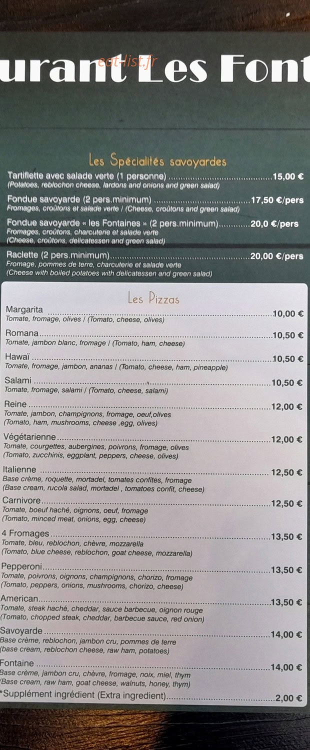 Les Fontaines — carte page 2