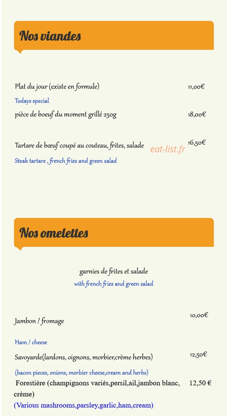Restoloisir — carte page 2