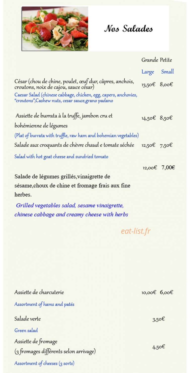 Restoloisir — carte page 1