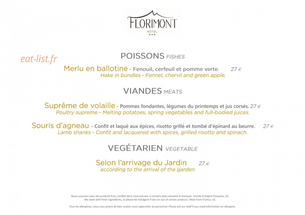 Le chalet florimont — carte page 3