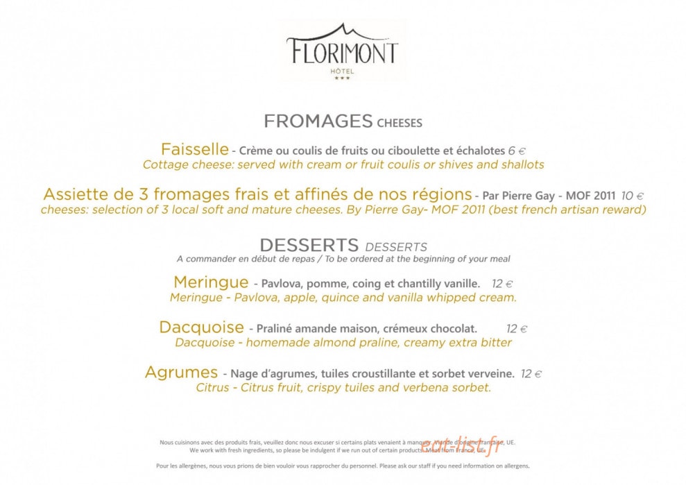 Le chalet florimont — carte page 4