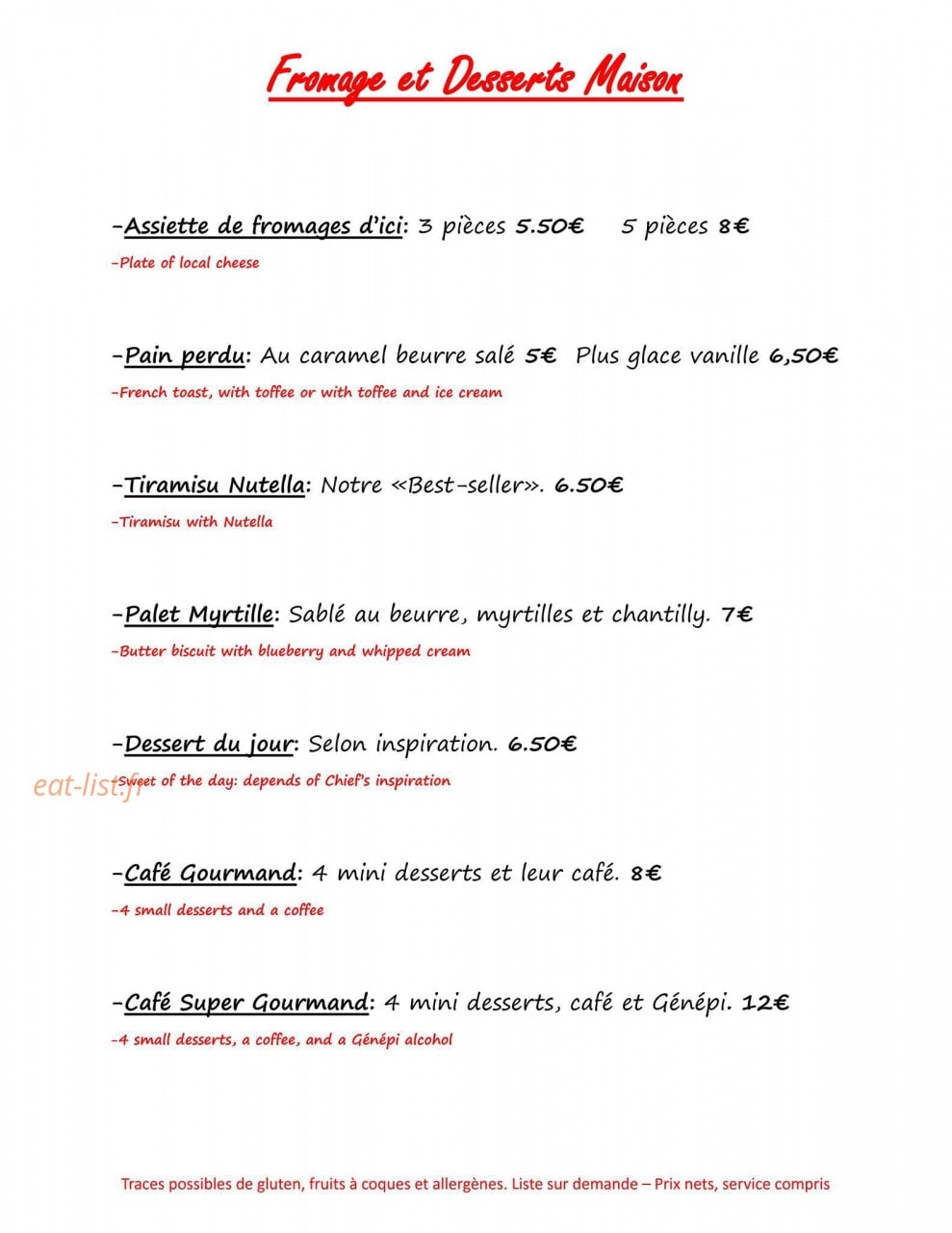 L'Avalanche — carte page 6