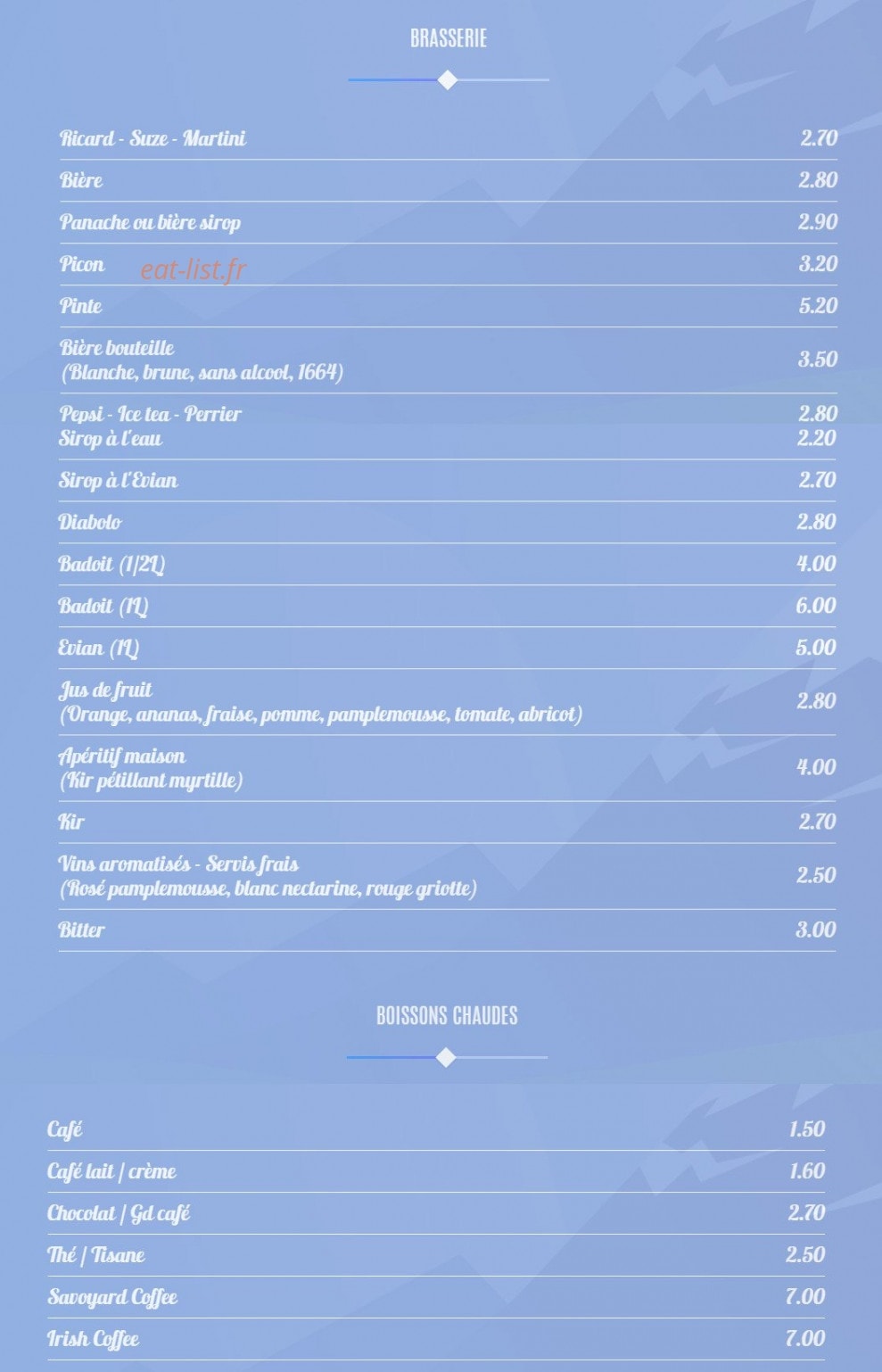 L'Edelweiss — carte page 4