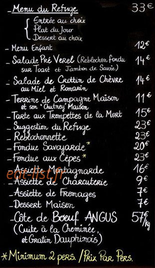 Refuge de Pré vérel — carte page 1