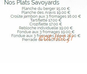 Chez Bruno — carte page 5