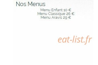 Chez Bruno — carte page 2