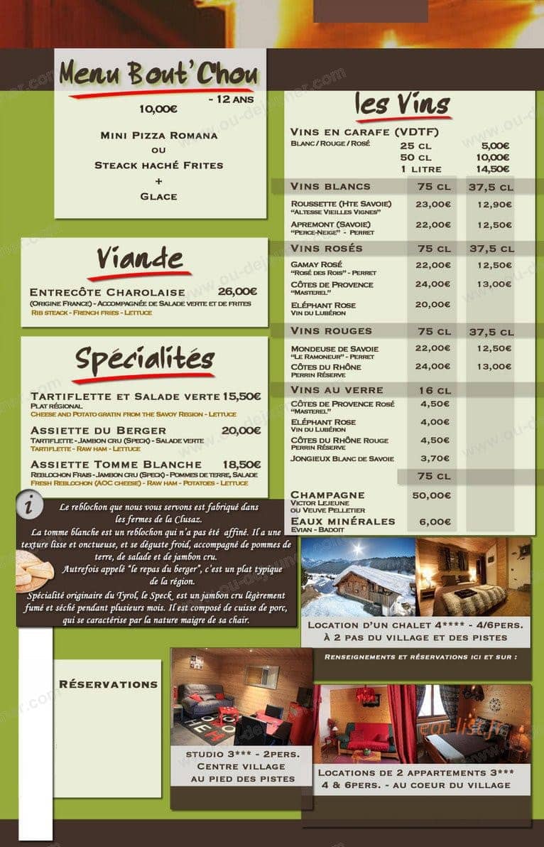 Chez Papaz — carte page 2