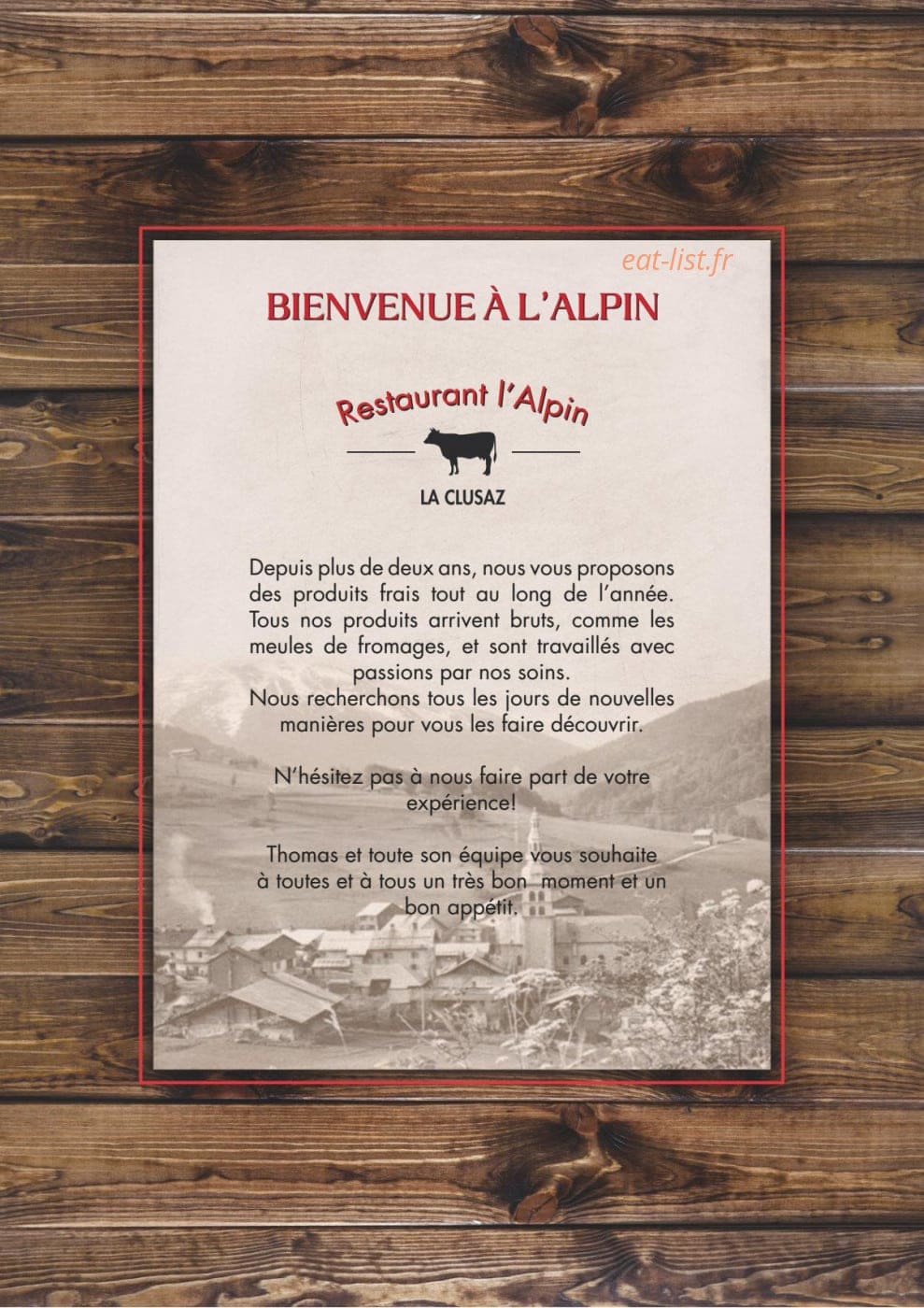 L'Alpin — carte page 1