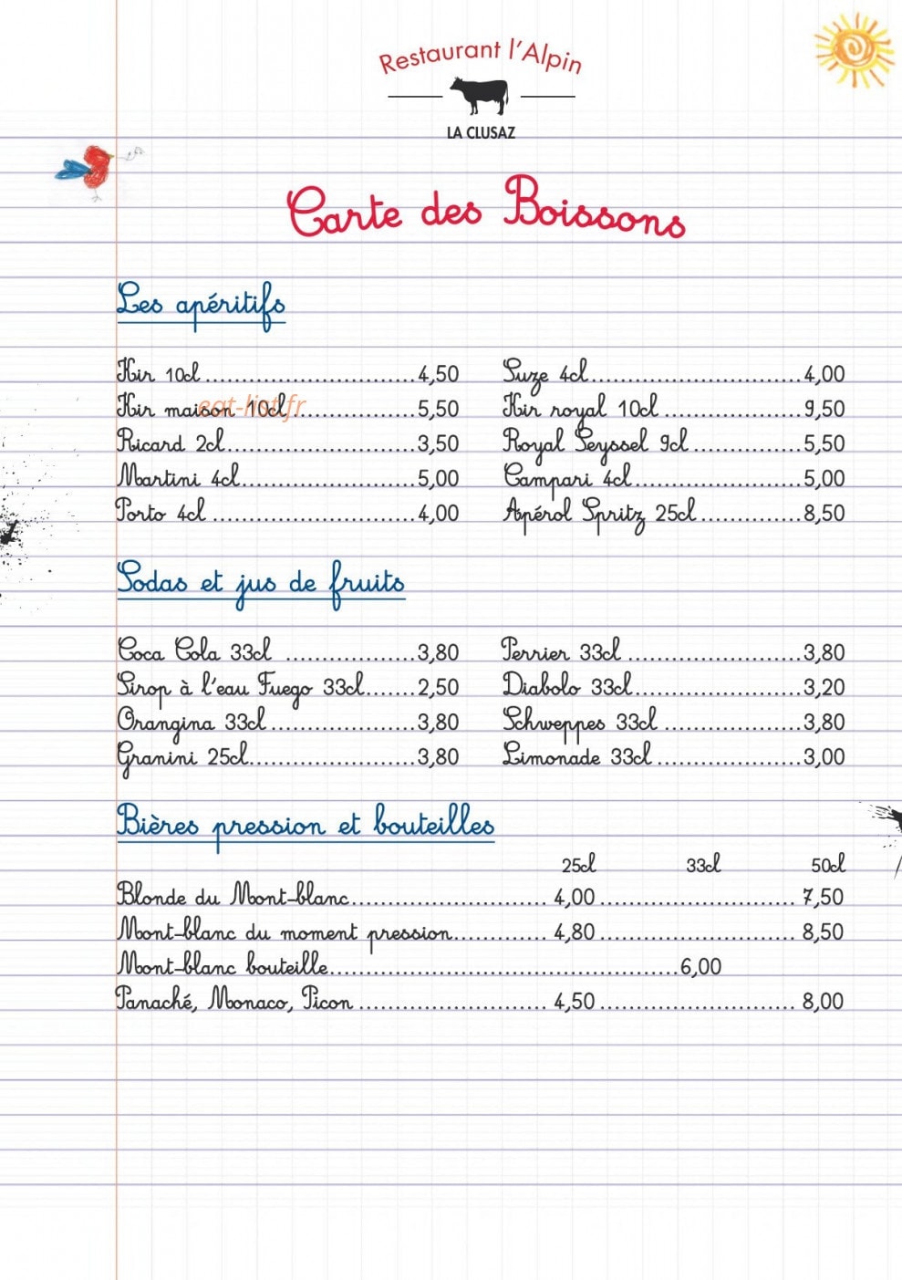 L'Alpin — carte page 12