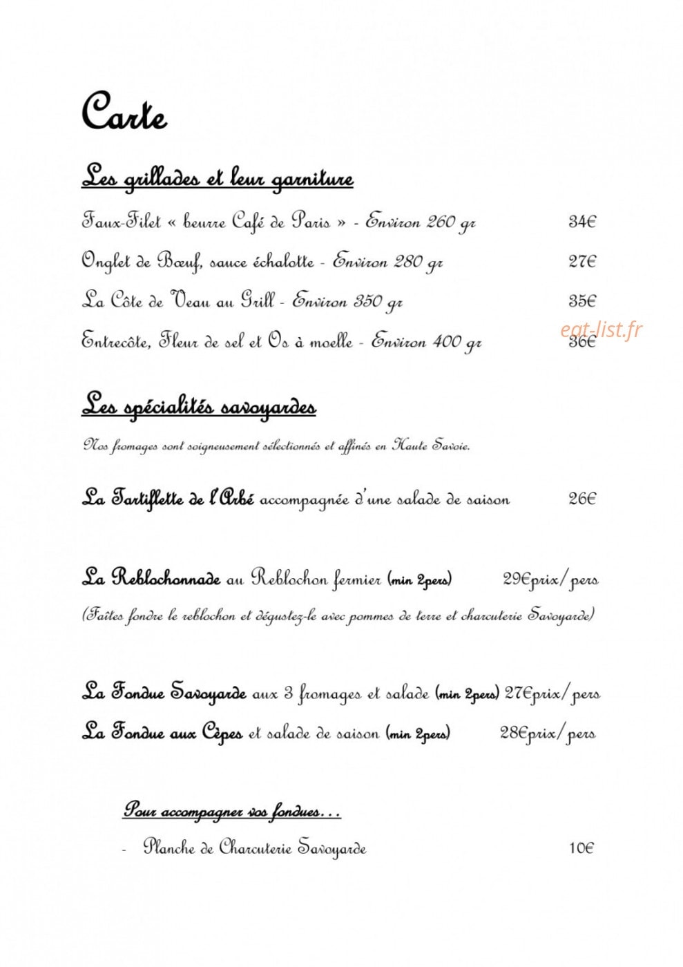 L'Arbé — carte page 2
