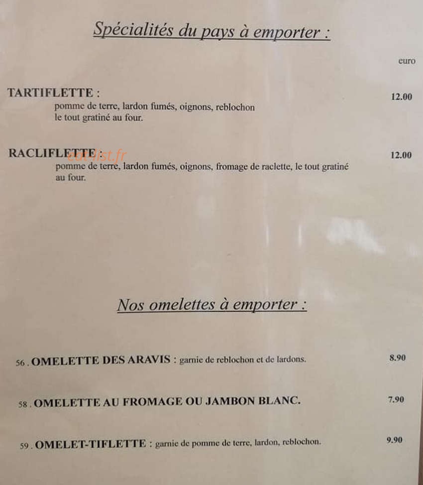 La Cascade — carte page 2
