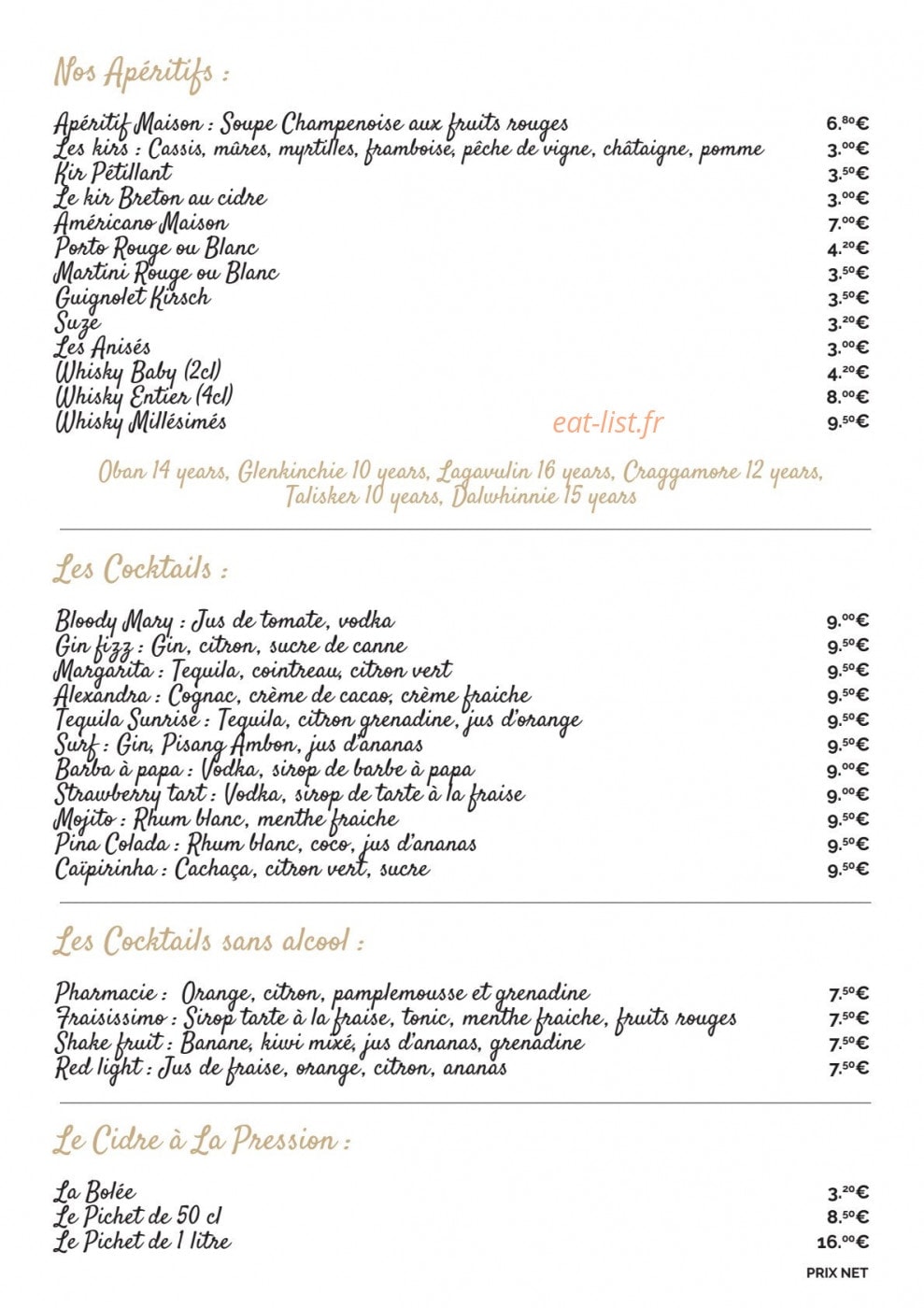 La grolle — carte page 8