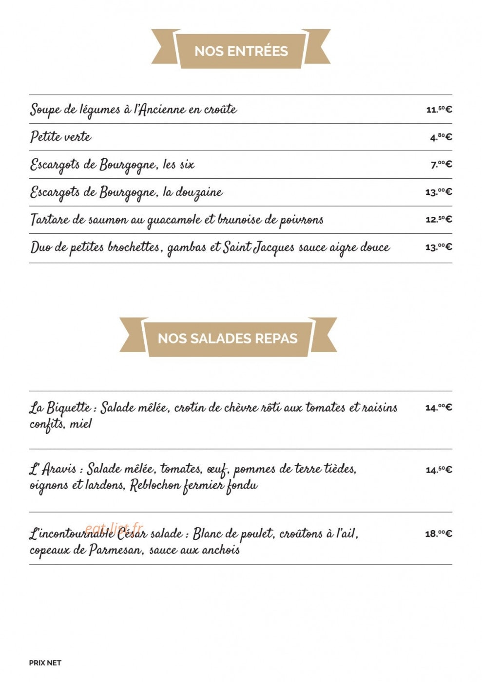 La grolle — carte page 1