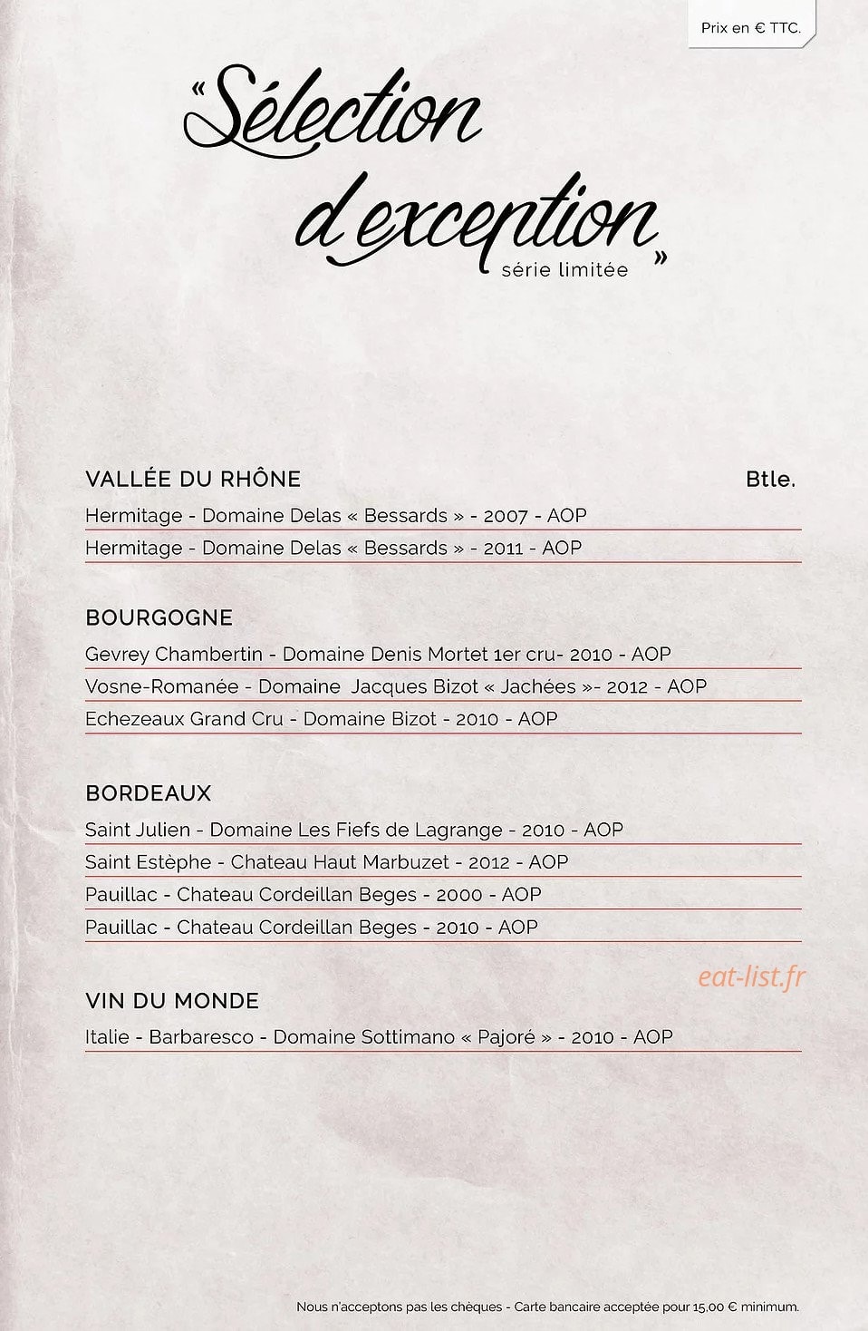Le Bal — carte page 8