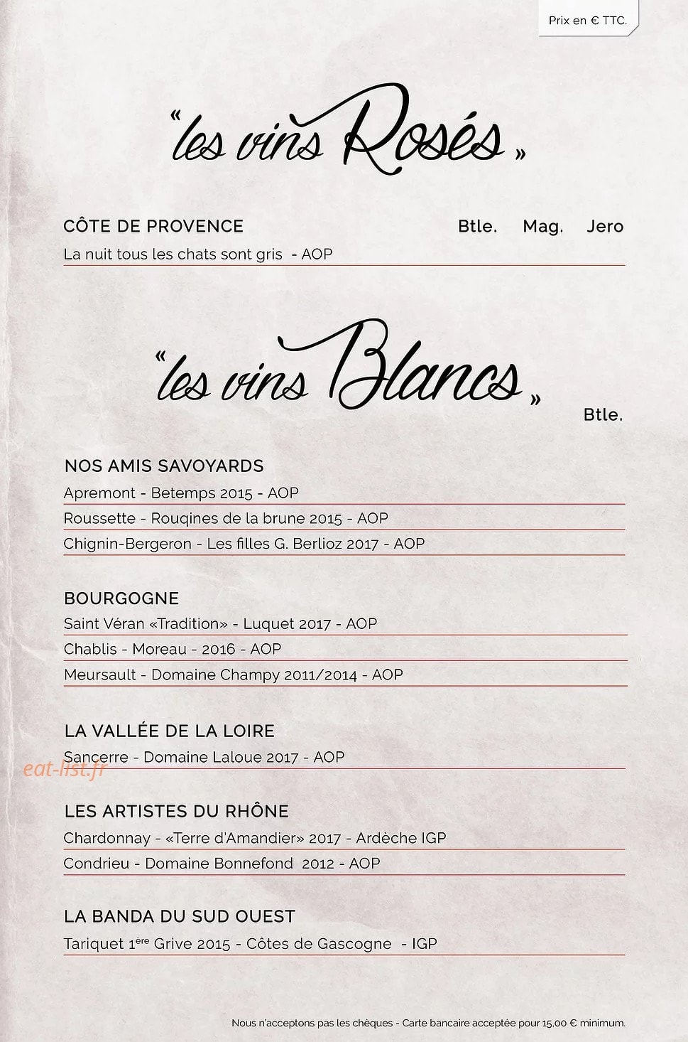 Le Bal — carte page 6