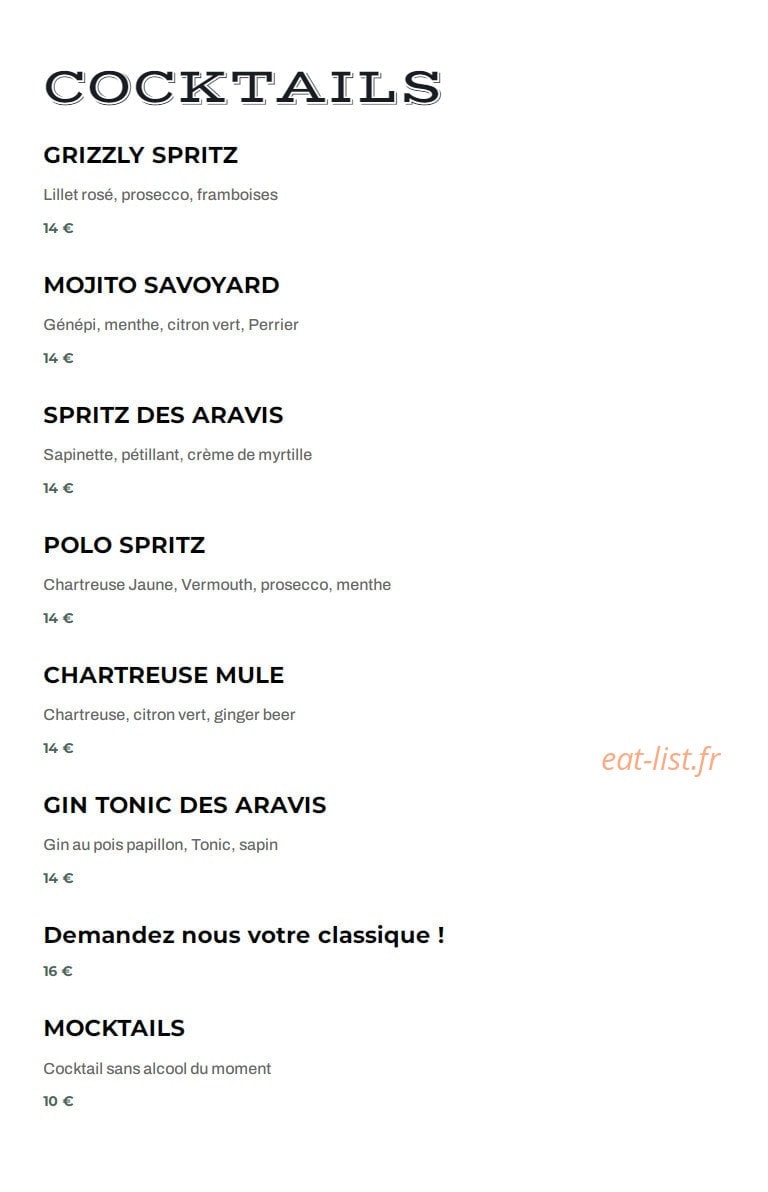 Le Grizzly — carte page 14