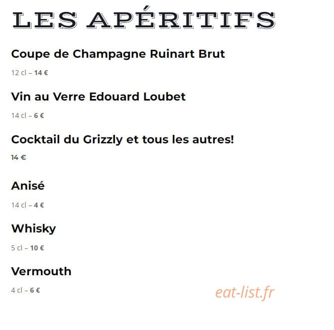 Le Grizzly — carte page 5