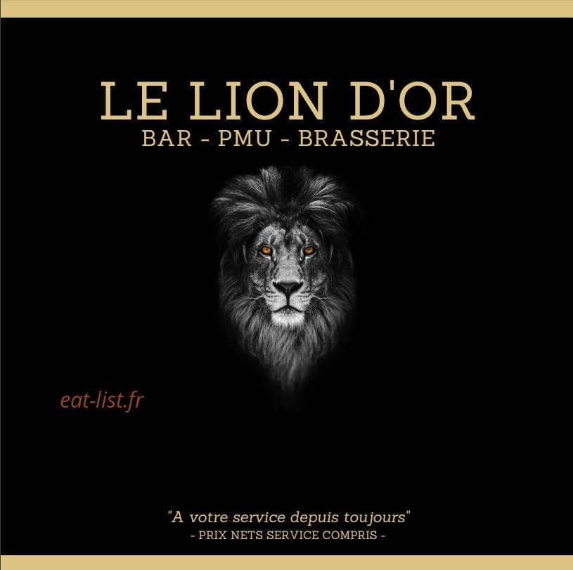 Le lion d'or — carte page 1