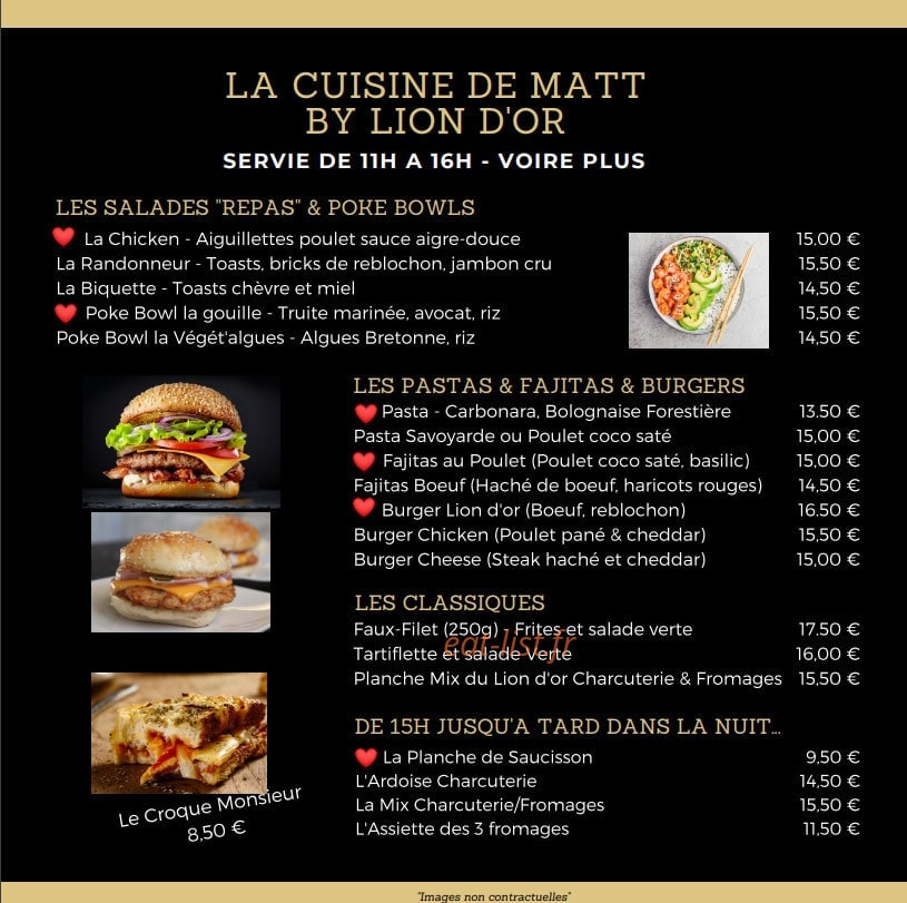 Le lion d'or — carte page 3