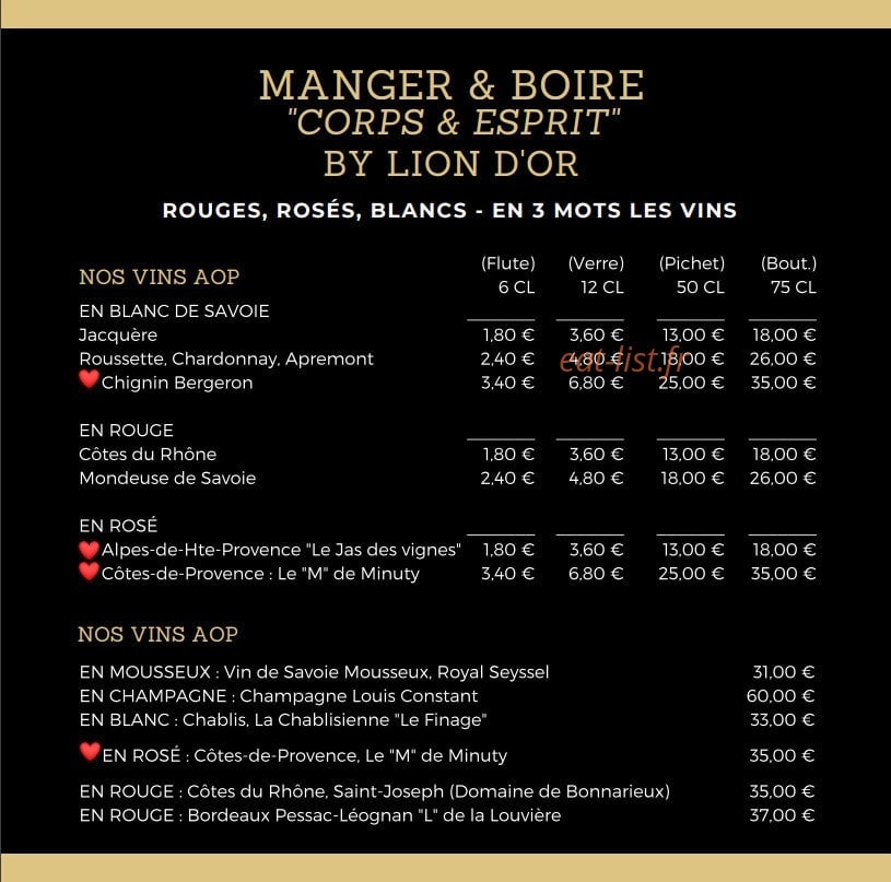 Le lion d'or — carte page 7