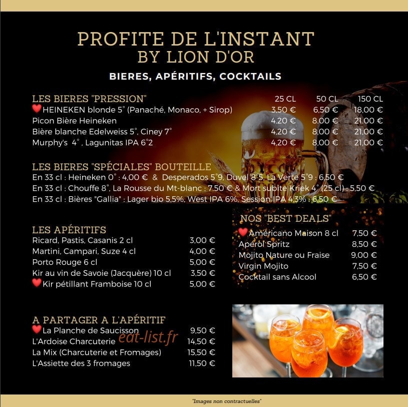 Le lion d'or — carte page 5