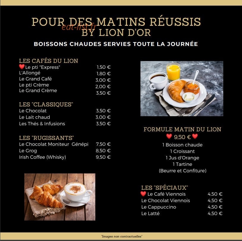 Le lion d'or — carte page 2
