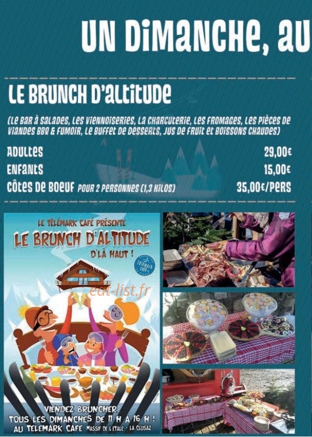 Le Télémark Café — carte page 4