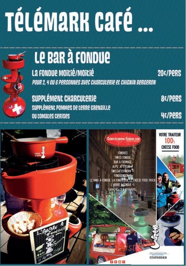 Le Télémark Café — carte page 6