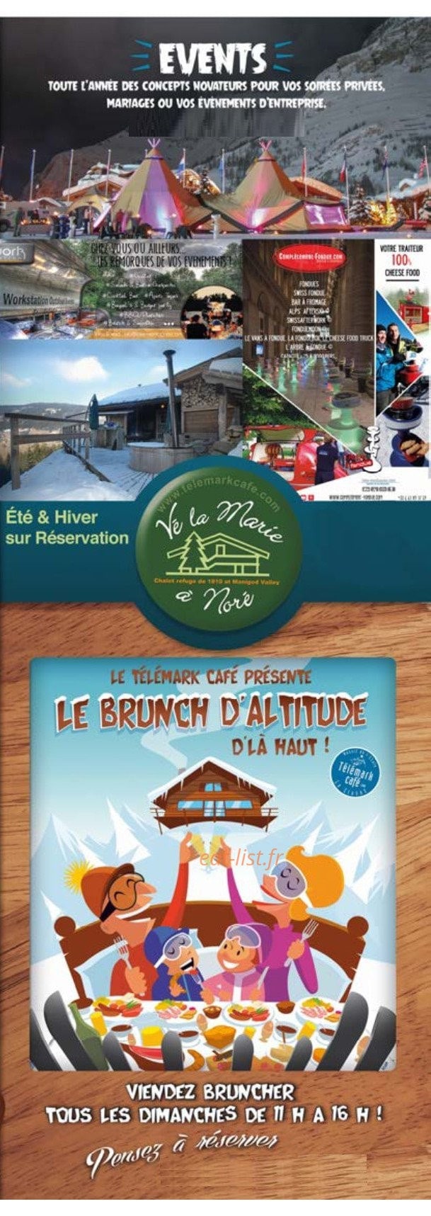Le Télémark Café — carte page 7