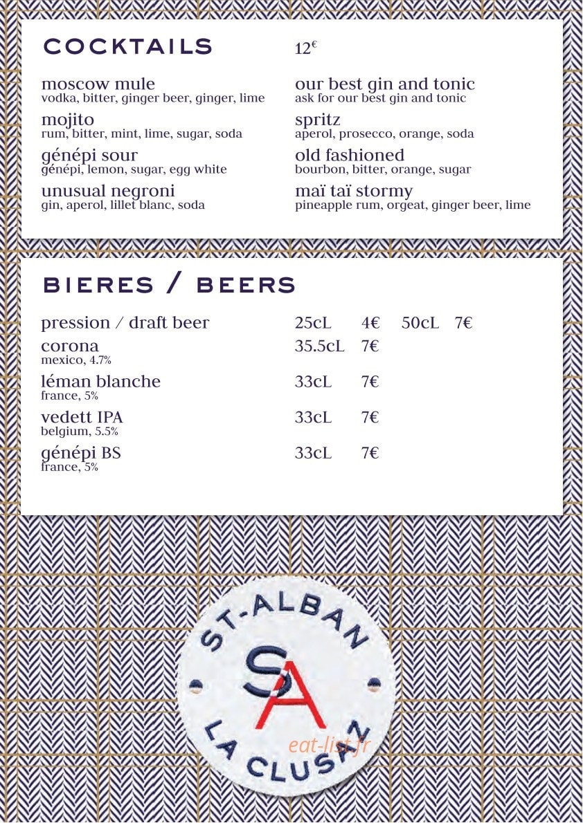 Saint-Alban — carte page 1
