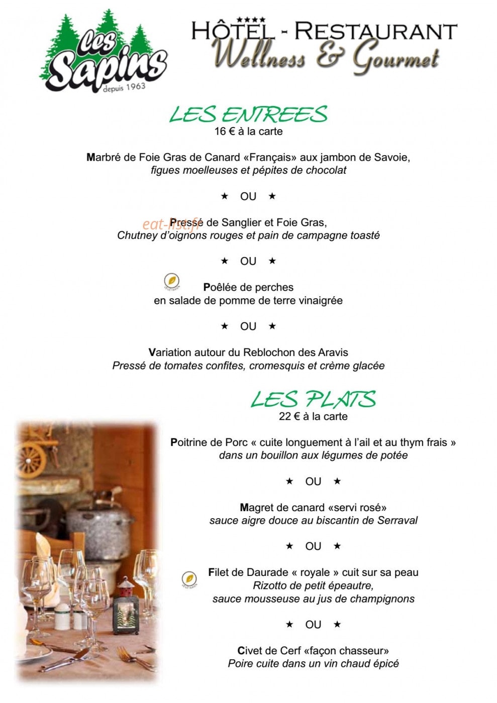 Les Sapins — carte page 3