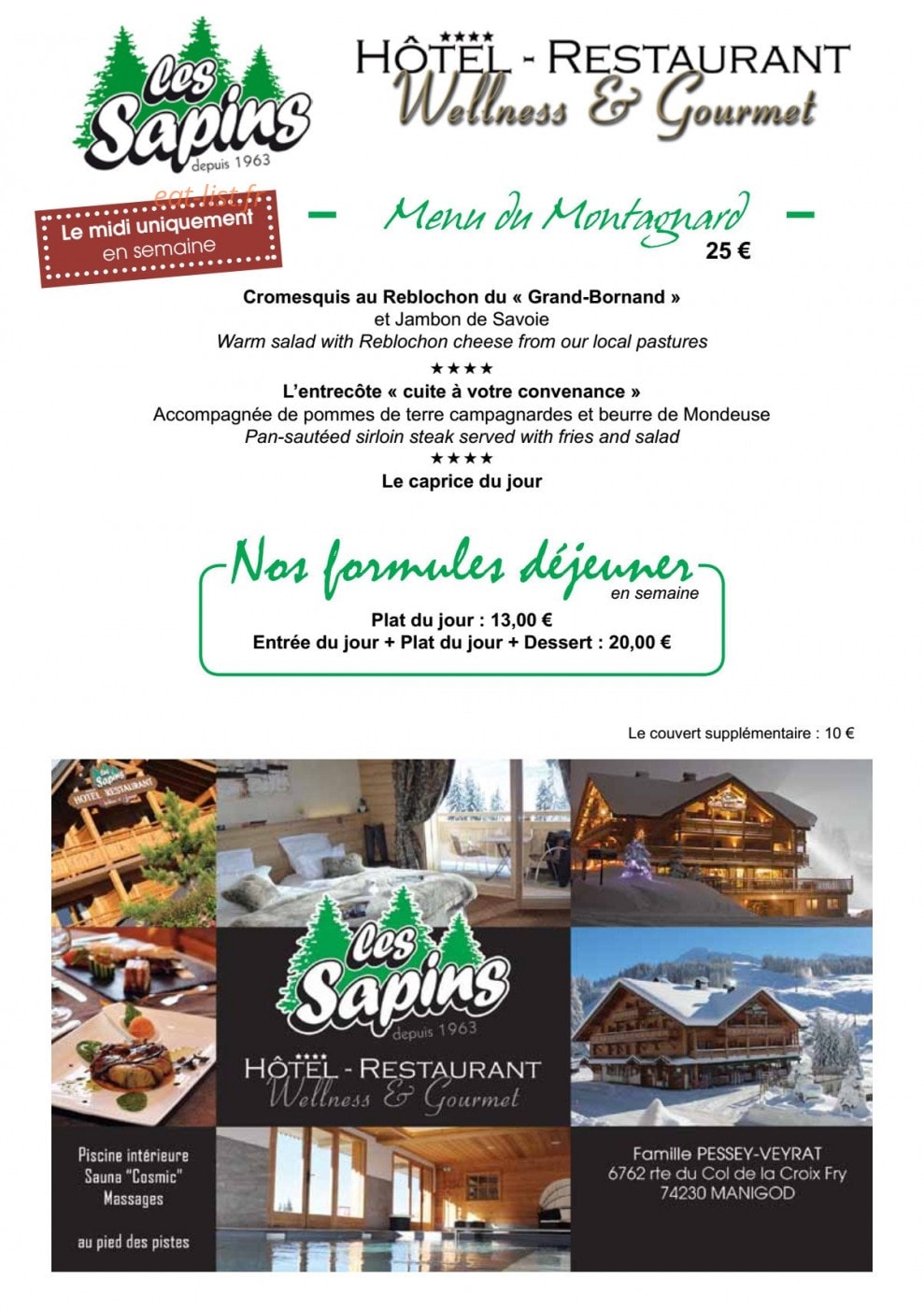 Les Sapins — carte page 4