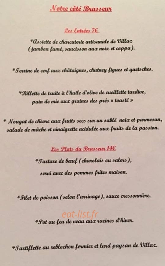 Hotel du commerce — carte page 1