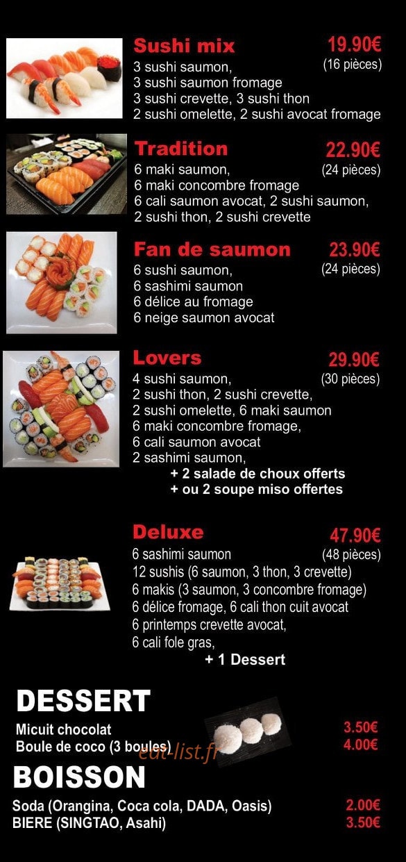 Kichi Sushi — carte page 3