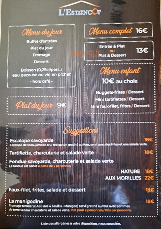 L'Estancot — carte page 1
