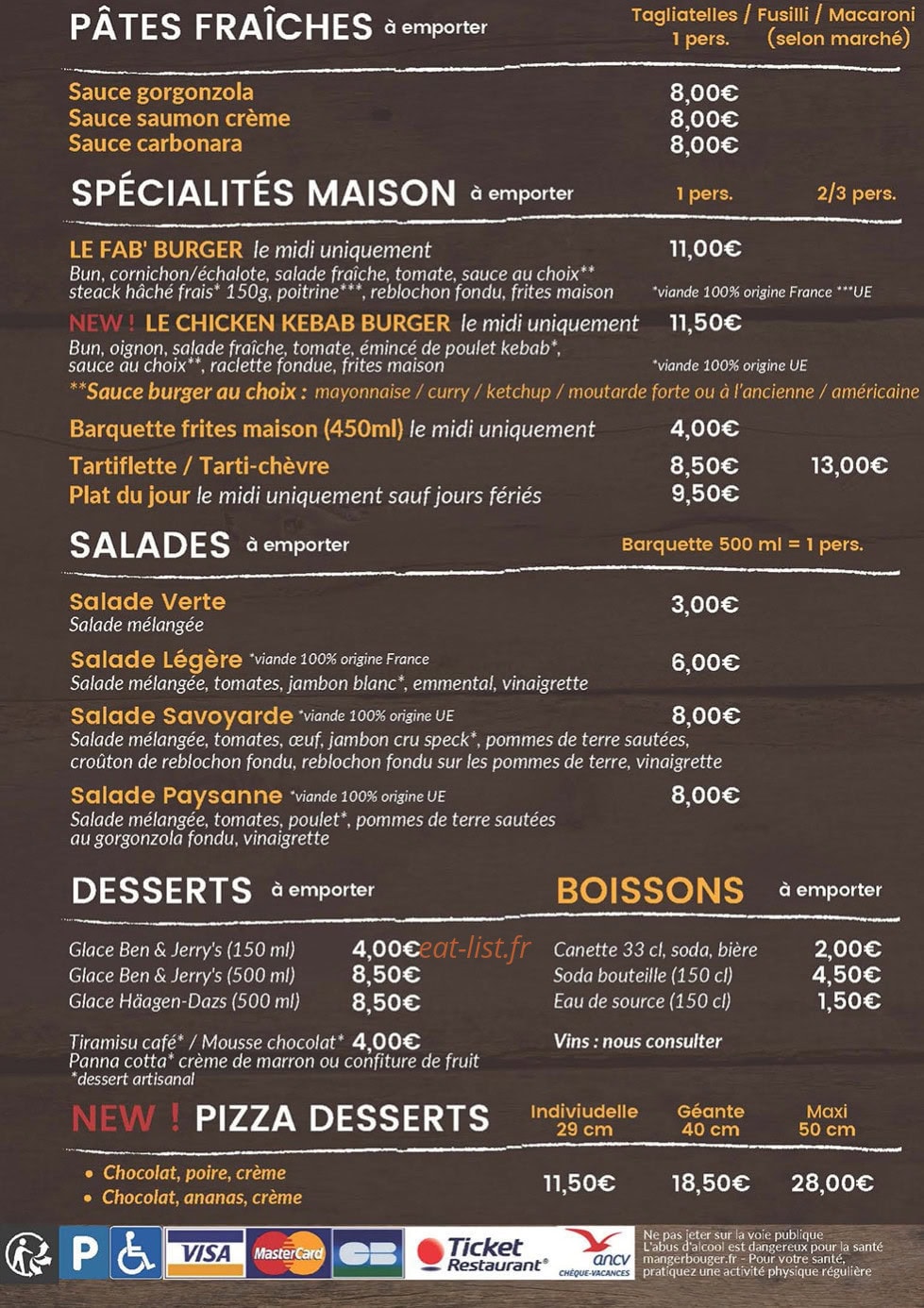 Pizza éclair — carte page 4