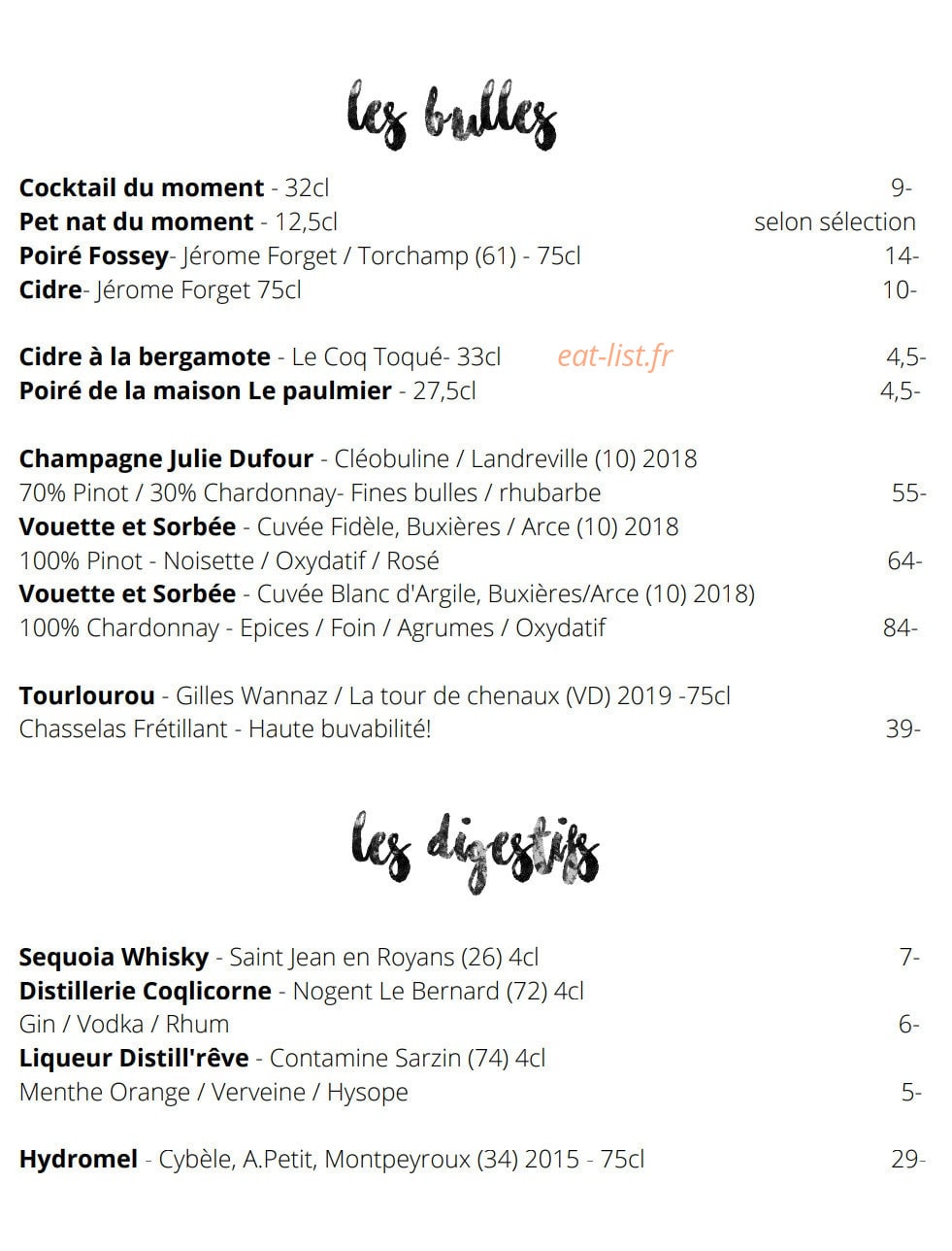 Sève — carte page 6