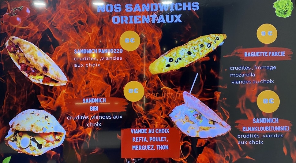 BiBi Food — carte page 2