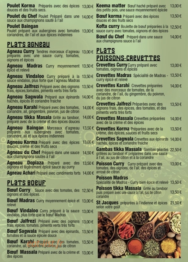 Bollywood — carte page 3