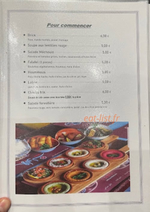L’Olivier — carte page 1