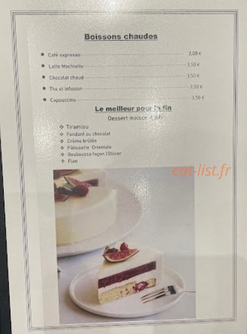 L’Olivier — carte page 7