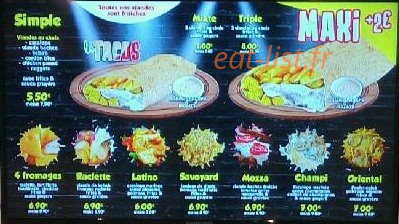 Tacos food — carte page 2