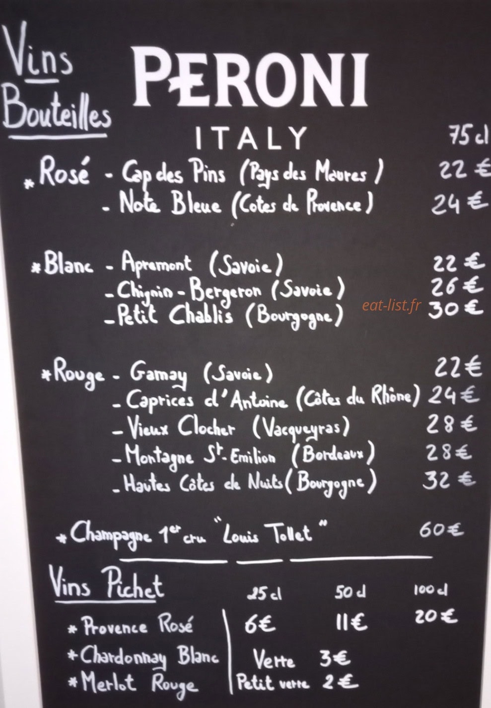 Nul Bar Ailleurs — carte page 2