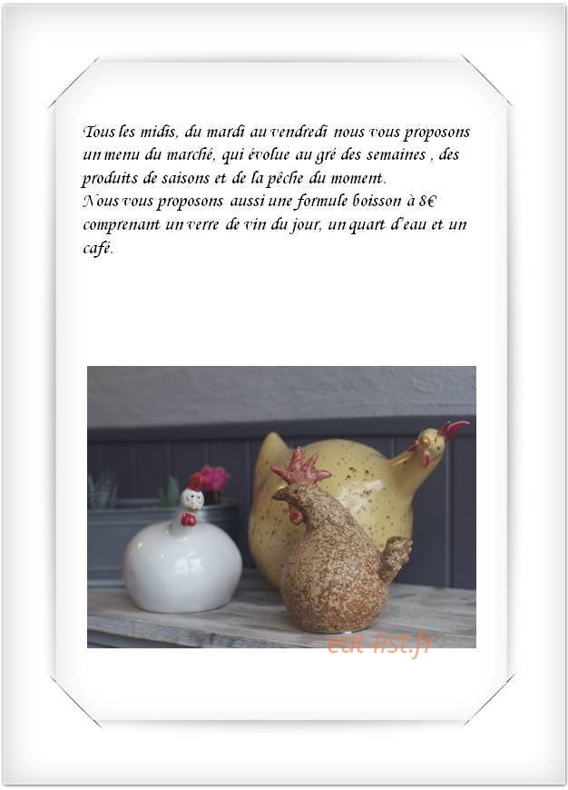 La Table d'Emilie — carte page 9
