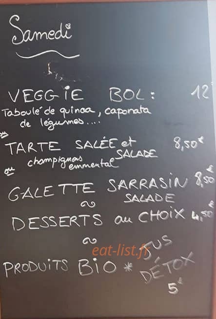 Carte et menu de Les Herbes Folles à Viuz en Sallaz — Un exemple de menu du jour