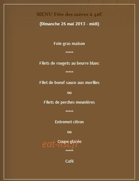 Carte et menu de Restaurant Le Vieil Atelier à Viuz en Sallaz — page 9
