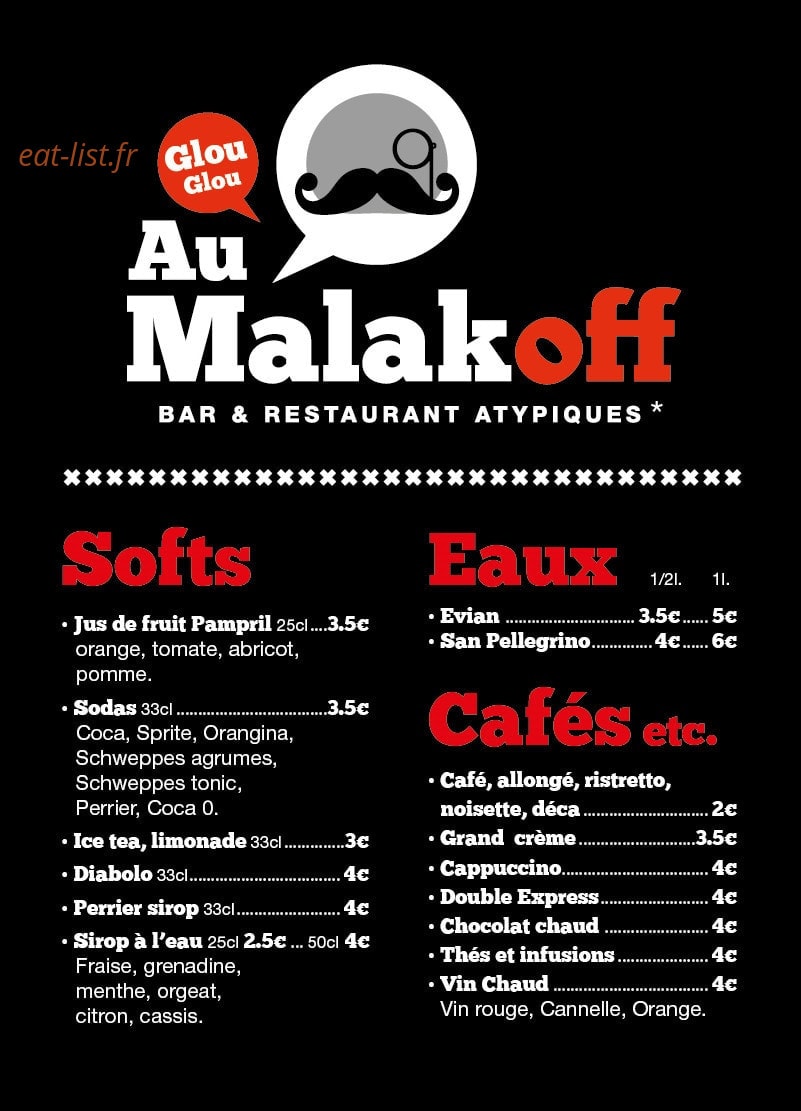 Au Malakoff — carte page 7