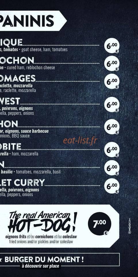 Home Burgers — carte page 4